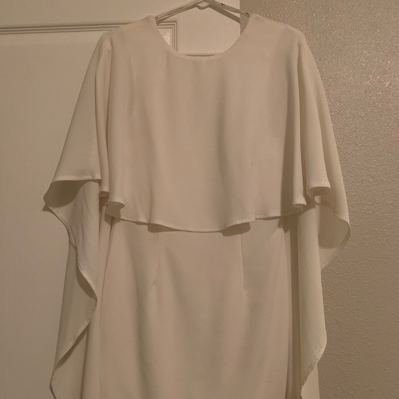 LuLu’s semi backless white mini dress - Picture 4 of 8